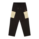 Puma X davido woven cargo pants in color PUMA Black - Front View