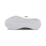 Puma flyer runner v kids' trainers in white - Side View 02