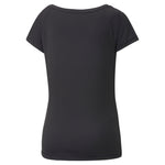 Puma training favourite jersey cat tee in black - Back View
