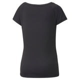 Puma training favourite jersey cat tee in black - Back View
