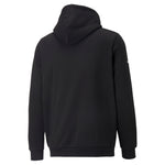 Puma BMW M motorsport essentials fleece hoodie in black - Back View