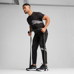 Puma train all day big logo tee in black - Model Shot 03