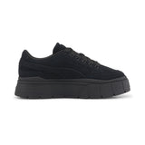 Puma mayze stack suede sneakers women in black - Side View 03