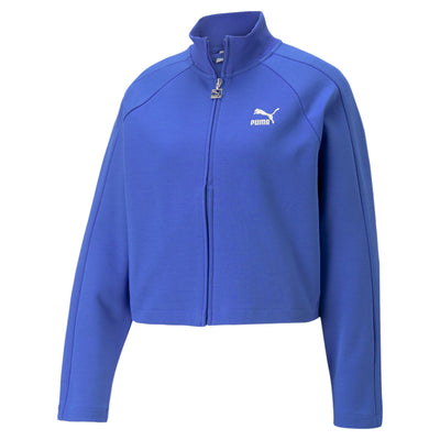 Puma T7 track jacket in black - Front View
