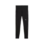 Puma lace high-waisted 7/8 tights in black - Front View