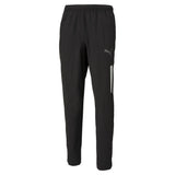 Puma teamLIGA sideline football pants in black and white - Front View