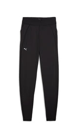 Puma modest joggers in black - Front View
