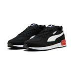 Puma graviton trainers in black - Front View