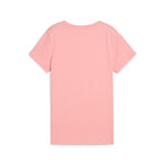 Puma ESS logo lab tee in pink fruit - Back View