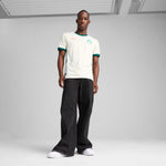 PUMA Côte d'Ivoire 2025 away jersey in white and dark myrtle - Model Shot 03
