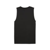 PUMA TAD ESSENTIALS sleeveless tank men in black — back view