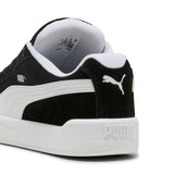 Puma park lifestyle easy suede sneakers in black and white - Back View