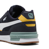 Puma graviton trainers in black - Back View