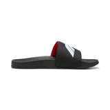 Puma formula 1® leadcat 2.0 logo slides in black and white - Side View 03