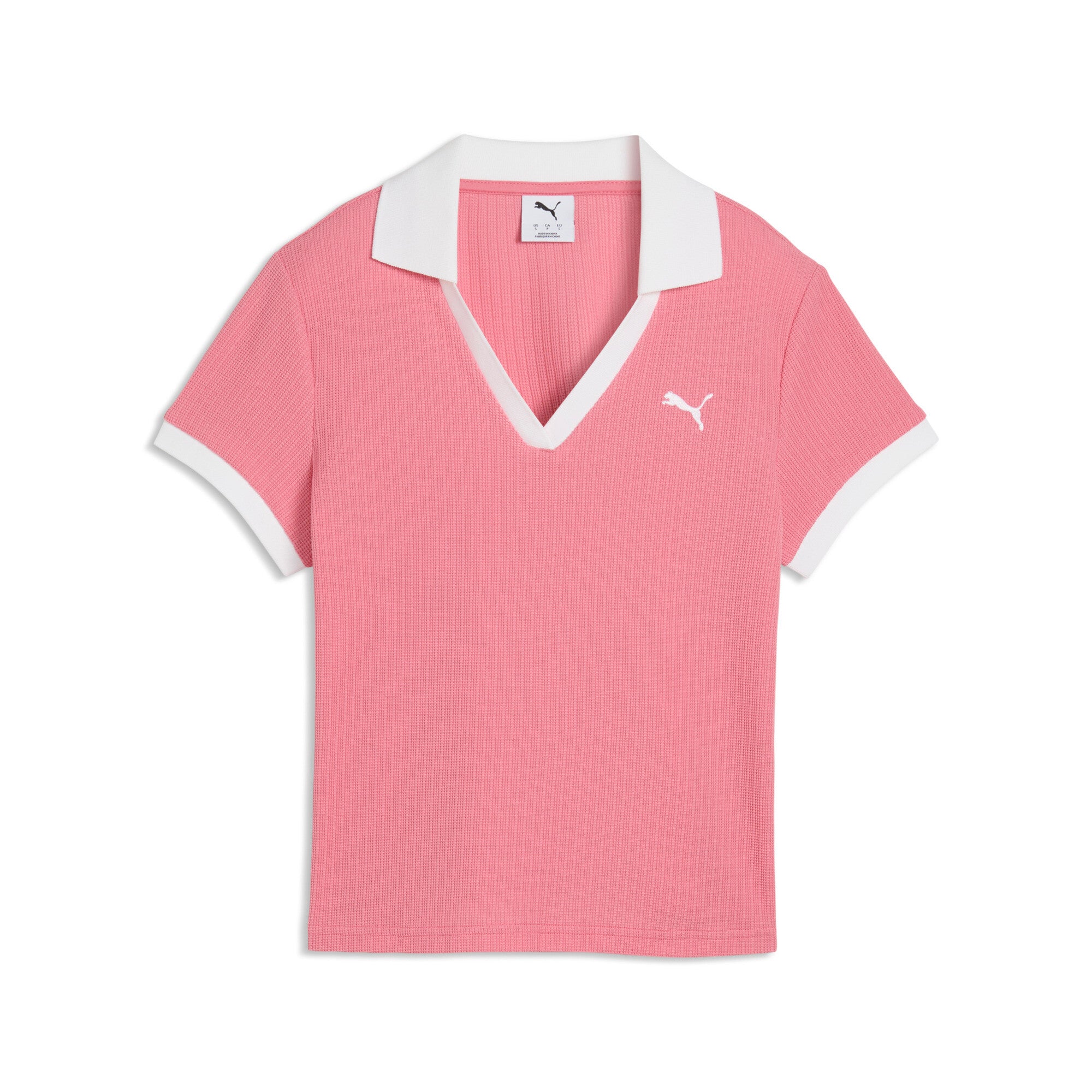 PUMA wardrobe essentials polo women in wild pink