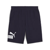 Puma essentials big no. 1 logo 10" shorts in new navy - Back View