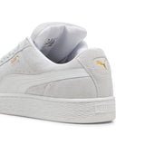 Puma suede XL sneakers in silver mist and white - Back View