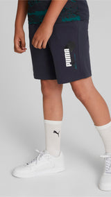Puma alpha shorts in blue - Model Shot 01