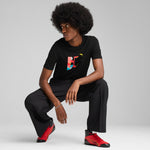 Puma scuderia Ferrari HP race big shield tee in black - Model Shot 03