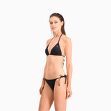 Puma swim women's bikini bottoms side tie in black - Model Shot 03