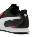 Puma BMW M motorsport roma stradale sneakers in black and white - Back View