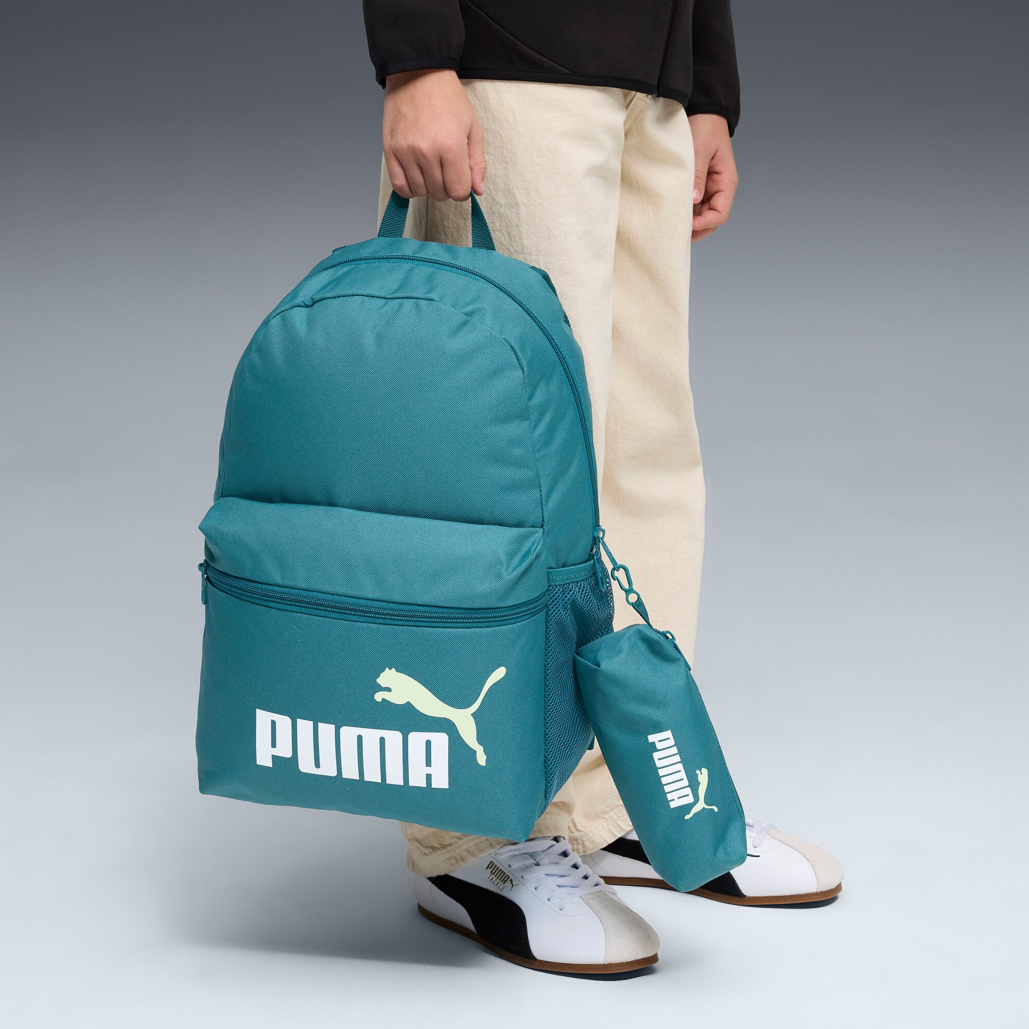 PUMA phase 20L backpack set in emerald ice