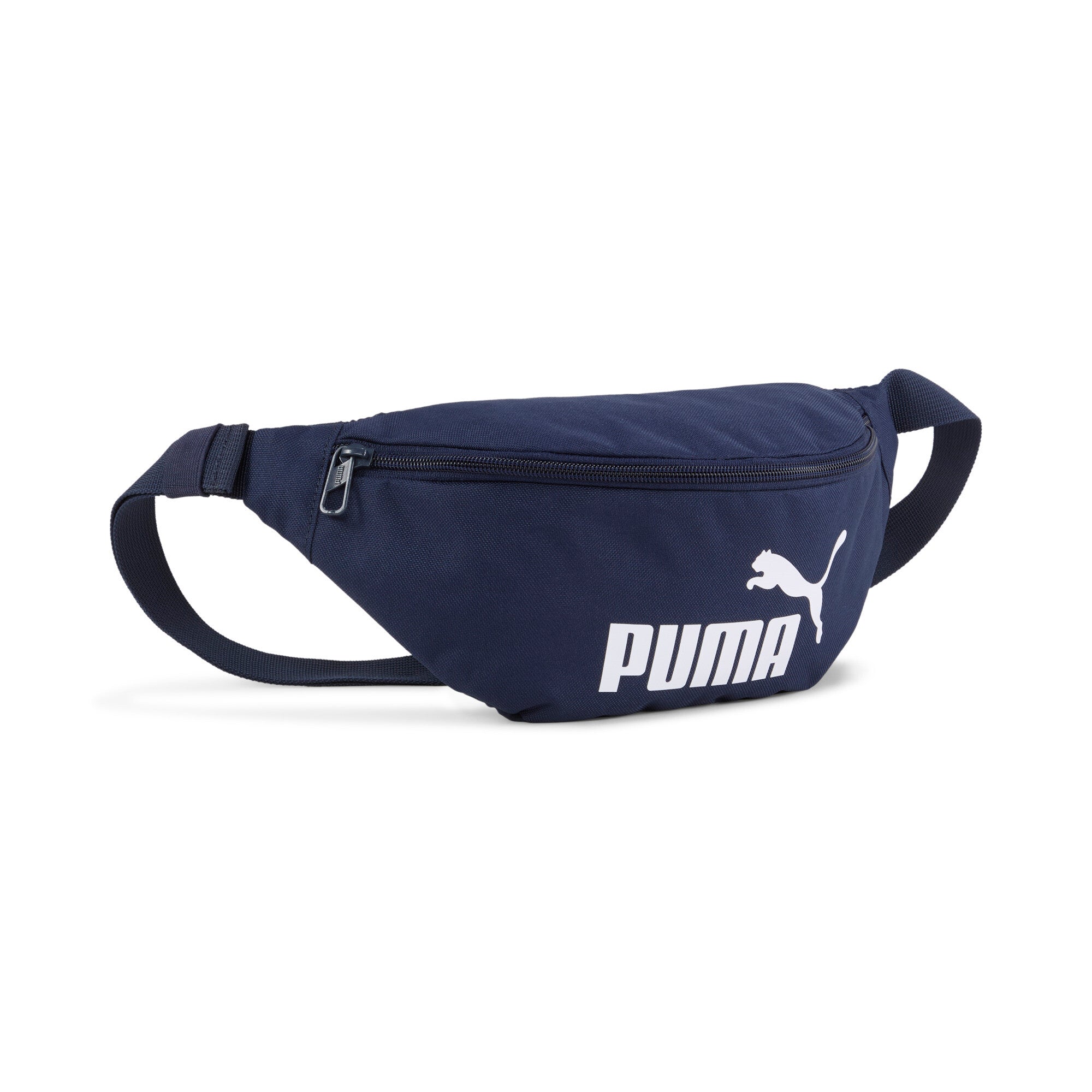 PUMA phase 2L waist bag in navy — front view