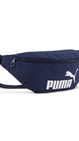 PUMA phase 2L waist bag in navy — front view