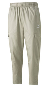 Puma classics woven pants in black - Front View