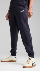 Puma essentials no. 1 logo sweatpants in new navy - Model Shot 01