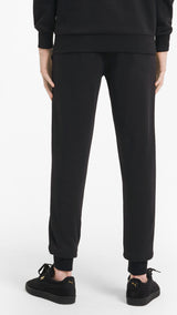 Puma classics cuffed sweatpants in black - Model Shot 02