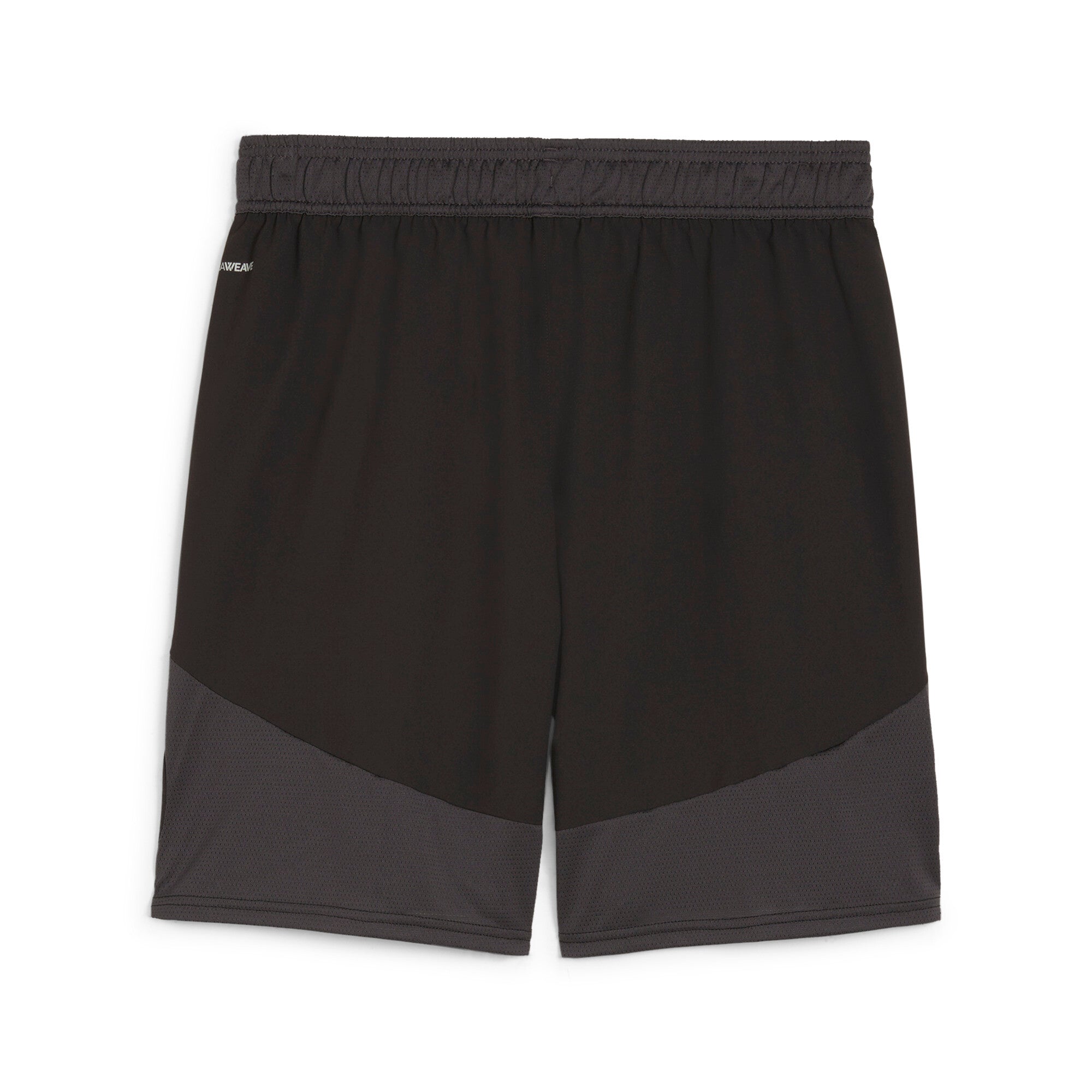 Puma teamFINAL football shorts in black and white - Back View