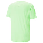 Puma run favourite short sleeve running tee men in green - Back View