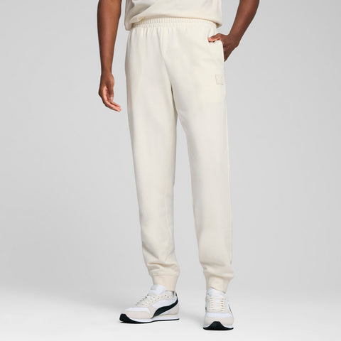 PUMA essentials elevated pants in off-white