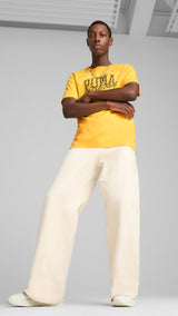 Puma class graphic tee in sunny yellow - Model Shot 03