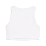 Puma cross the line 3.0 crop top in white - Back View
