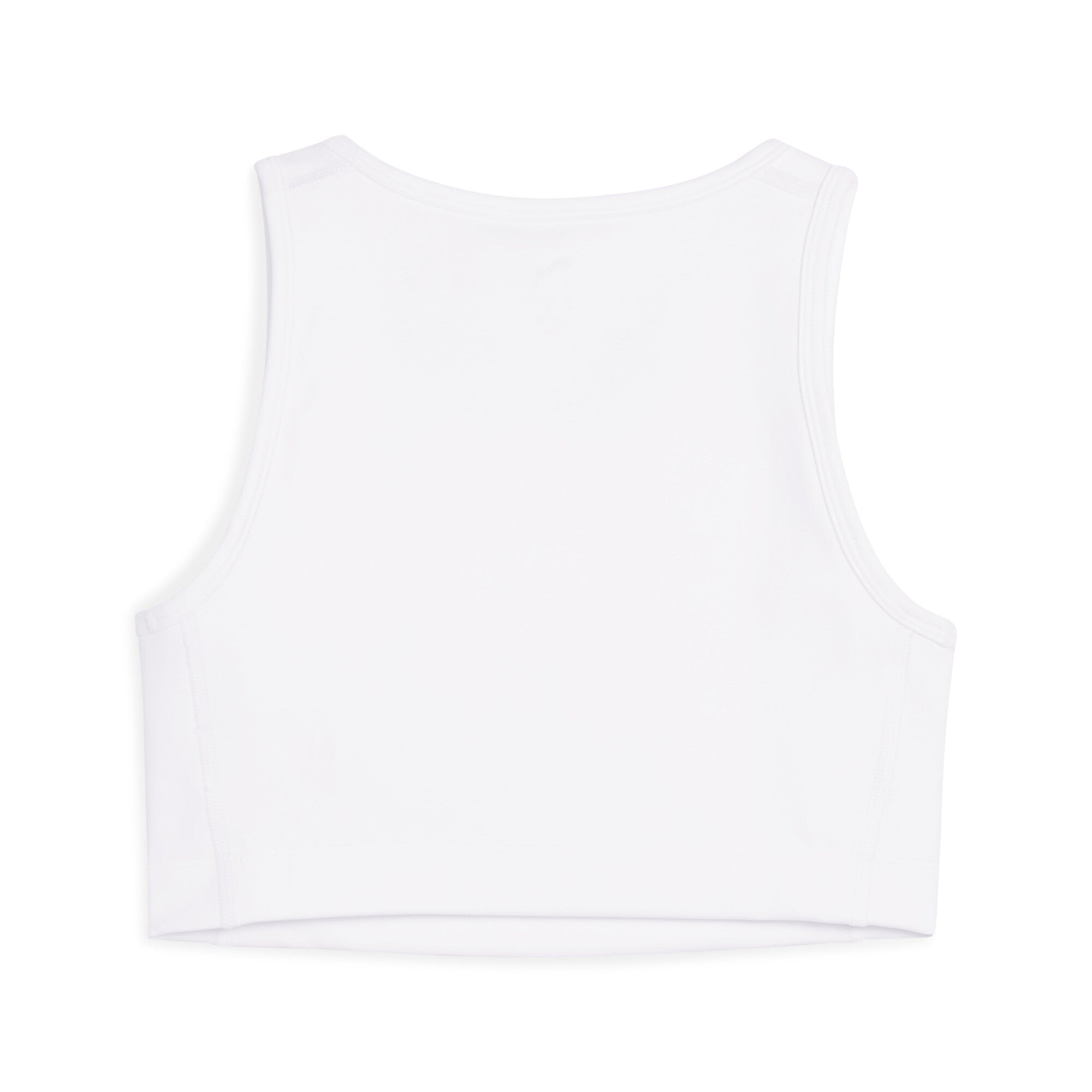 Puma cross the line 3.0 crop top in white - Back View