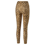 Puma training safari glam high waisted 7/8 leggings in black - Back View
