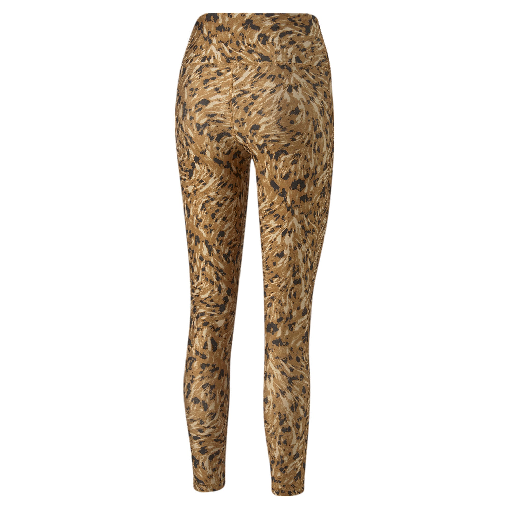 Puma training safari glam high waisted 7/8 leggings in black - Back View