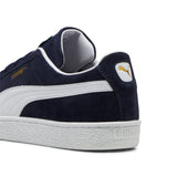 Puma suede classic sneakers in navy and white - Back View