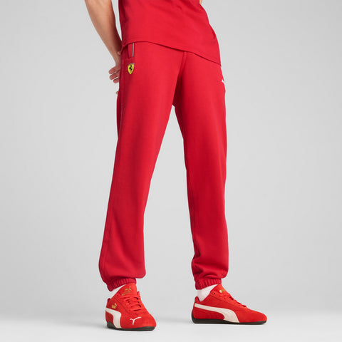 PUMA scuderia Ferrari HP race sweatpants in rosso corsa
