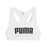Puma 4keeps bra in white and black - Front View