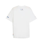 Puma BMW M motorsport badge tee in white - Back View