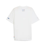 Puma BMW M motorsport badge tee in white - Back View