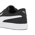 Puma smash 3.0 buck sneakers in black - Back View
