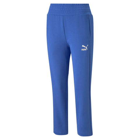 PUMA T7 high waist pants in royal blue