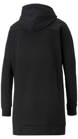 Puma day in motion zip hoodie in black - Back View