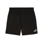 PUMA ESSENTIALS tape woven 5" shorts - black