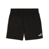 PUMA ESSENTIALS tape woven 5" shorts - black