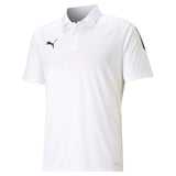 Puma football teamliga sideline polo shirt in blue - Front View